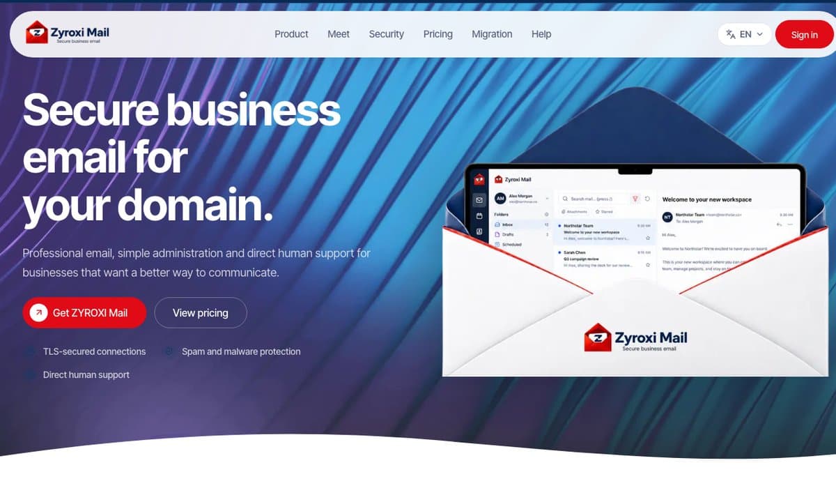 Secure Business Email Platform